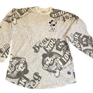 Disney Mickey Mouse Spirit Jersey - Black & White